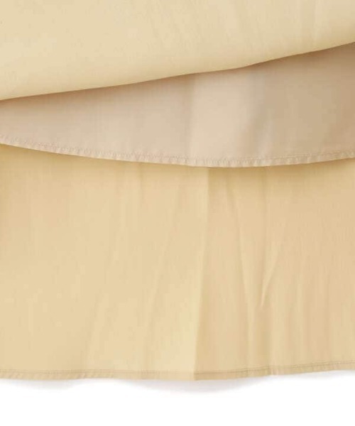 N.（N. Natural Beauty Basic）（エヌエヌナチュラルビューティーベーシック）の「配色ステッチハイウエストワンピース（ワンピース・レディース・カーキ/イエロー/ブラック・MEDIUM）」の12枚目の写真