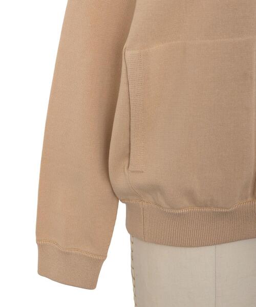 Drawer（ドゥロワー）の「＜Drawer（ドゥロワー）＞ 12Gコットン天竺クルーネックカーディガン（カーディガン/ボレロ・レディース・ナチュラル/ネイビー・FREE）」の5枚目の写真