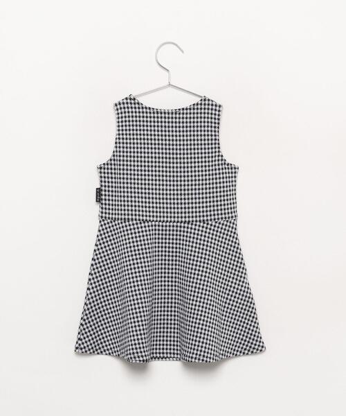 agnes b.（アニエスベー）の「JHN0 E ROBE キッズ ハンドトゥース ノンスリーブワンピース（ワンピース・キッズ・ブラック・4YEAR/6YEAR/8YEAR/10YEAR/12YEAR）」の2枚目の写真