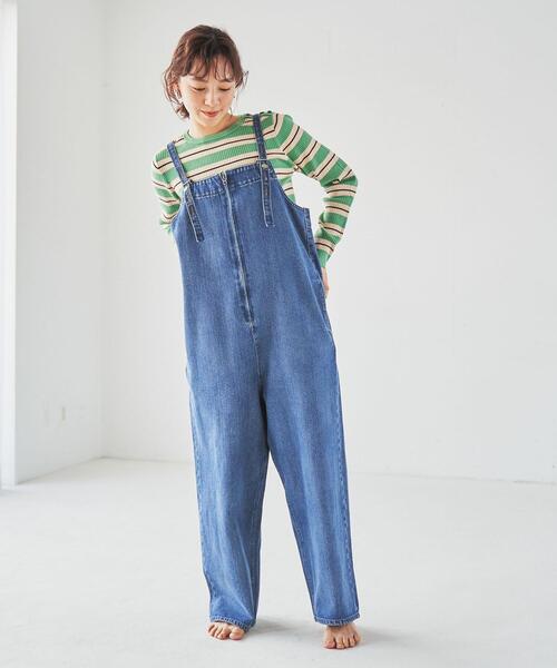 coen（コーエン）の「ミリタリーオーバーオール#（サロペット/オーバーオール・レディース・ナチュラル/ライトブルー/ブラック・MEDIUM/LARGE）」の9枚目の写真