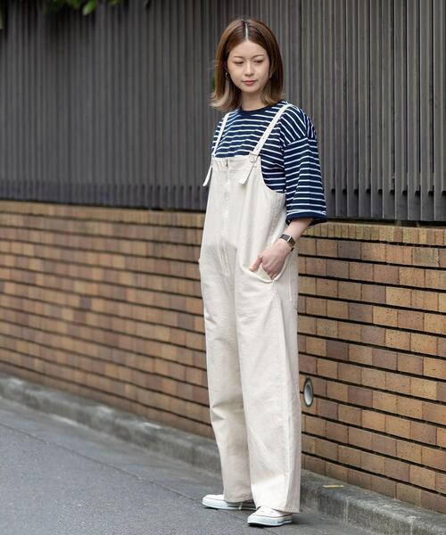 coen（コーエン）の「ミリタリーオーバーオール#（サロペット/オーバーオール・レディース・ナチュラル/ライトブルー/ブラック・MEDIUM/LARGE）」の15枚目の写真