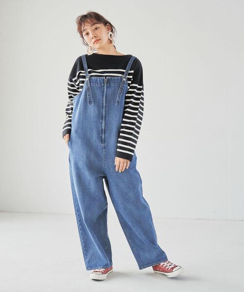 coen（コーエン）の「ミリタリーオーバーオール#（サロペット/オーバーオール・レディース・ナチュラル/ライトブルー/ブラック・MEDIUM/LARGE）」の16枚目の写真