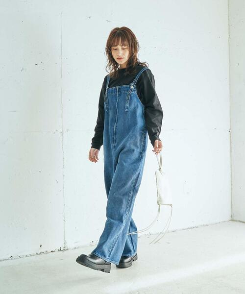coen（コーエン）の「ミリタリーオーバーオール#（サロペット/オーバーオール・レディース・ナチュラル/ライトブルー/ブラック・MEDIUM/LARGE）」の10枚目の写真