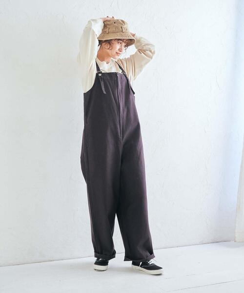 coen（コーエン）の「ミリタリーオーバーオール#（サロペット/オーバーオール・レディース・ナチュラル/ライトブルー/ブラック・MEDIUM/LARGE）」の11枚目の写真