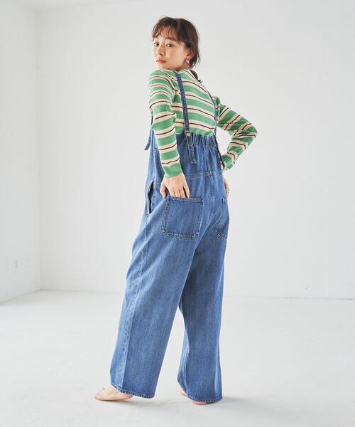 coen（コーエン）の「ミリタリーオーバーオール#（サロペット/オーバーオール・レディース・ナチュラル/ライトブルー/ブラック・MEDIUM/LARGE）」の19枚目の写真