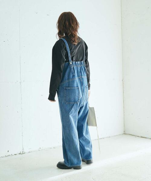 coen（コーエン）の「ミリタリーオーバーオール#（サロペット/オーバーオール・レディース・ナチュラル/ライトブルー/ブラック・MEDIUM/LARGE）」の20枚目の写真