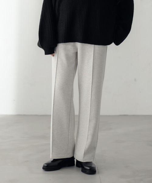 epnok（エプノック）の「センターシームスウェットパンツ（スウェットパンツ・メンズ・ブラック/ダークブラウン/オートミール・SMALL/MEDIUM/LARGE）」の3枚目の写真