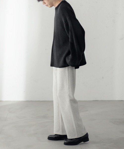 epnok（エプノック）の「センターシームスウェットパンツ（スウェットパンツ・メンズ・ブラック/ダークブラウン/オートミール・SMALL/MEDIUM/LARGE）」の4枚目の写真