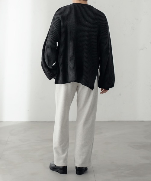 epnok（エプノック）の「センターシームスウェットパンツ（スウェットパンツ・メンズ・ブラック/ダークブラウン/オートミール・SMALL/MEDIUM/LARGE）」の19枚目の写真