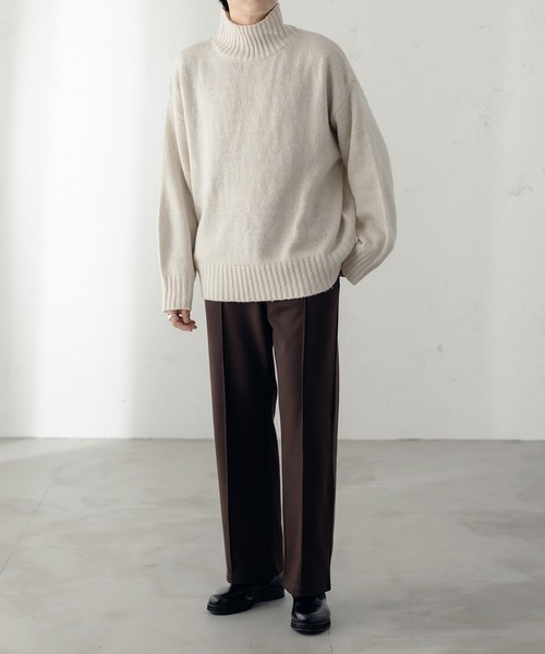 epnok（エプノック）の「センターシームスウェットパンツ（スウェットパンツ・メンズ・ブラック/ダークブラウン/オートミール・SMALL/MEDIUM/LARGE）」の21枚目の写真