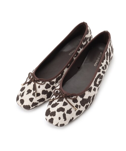 OPAQUE.CLIP(オペークドットクリップ)の「◆スクエアトゥバレエシューズ【WEB限定サイズ有】(ドレスシューズ・レディース・ダークブラウン系/ベージュ系/シルバー/ブラック/ダークグリーン/ベージュ系その他4/ブラック系1・50/40/35/45/30/25)」の3枚目の写真