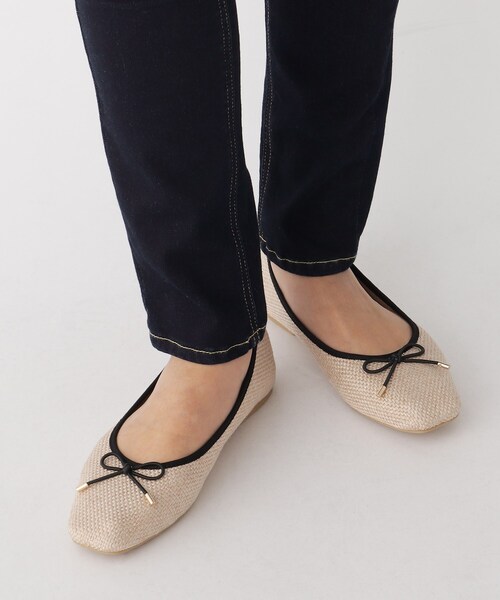 OPAQUE.CLIP(オペークドットクリップ)の「◆スクエアトゥバレエシューズ【WEB限定サイズ有】(ドレスシューズ・レディース・ダークブラウン系/ベージュ系/シルバー/ブラック/ダークグリーン/ベージュ系その他4/ブラック系1・50/40/35/45/30/25)」の19枚目の写真