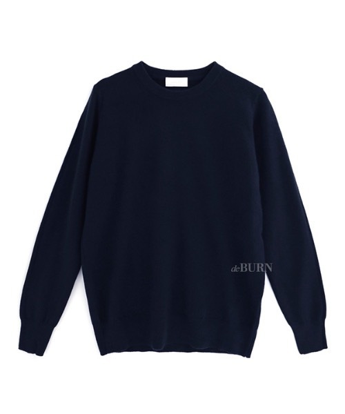 deBURN（デバーン）の「【deBURN 】カシミア シンプルラウンドニット / cashmere simple round_KN（ニット/セーター・レディース・ネイビー/ライトブラウン/ピンク/ブラック/パープル/ブルーグリーン/ライトブルー/アイボリー/ブラウン/グレー/クリアイエロー・FREE）」の7枚目の写真