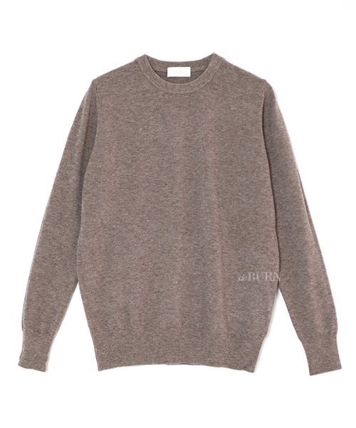 deBURN（デバーン）の「【deBURN 】カシミア シンプルラウンドニット / cashmere simple round_KN（ニット/セーター・レディース・ネイビー/ライトブラウン/ピンク/ブラック/パープル/ブルーグリーン/ライトブルー/アイボリー/ブラウン/グレー/クリアイエロー・FREE）」の4枚目の写真