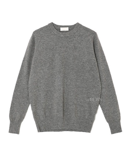 deBURN（デバーン）の「【deBURN 】カシミア シンプルラウンドニット / cashmere simple round_KN（ニット/セーター・レディース・ネイビー/ライトブラウン/ピンク/ブラック/パープル/ブルーグリーン/ライトブルー/アイボリー/ブラウン/グレー/クリアイエロー・FREE）」の3枚目の写真