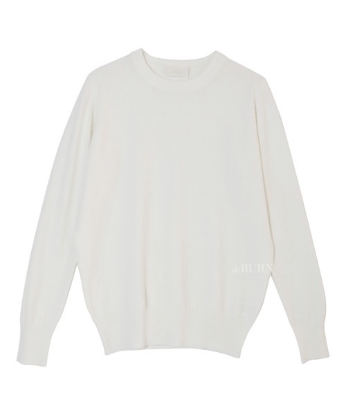 deBURN（デバーン）の「【deBURN 】カシミア シンプルラウンドニット / cashmere simple round_KN（ニット/セーター・レディース・ネイビー/ライトブラウン/ピンク/ブラック/パープル/ブルーグリーン/ライトブルー/アイボリー/ブラウン/グレー/クリアイエロー・FREE）」の2枚目の写真