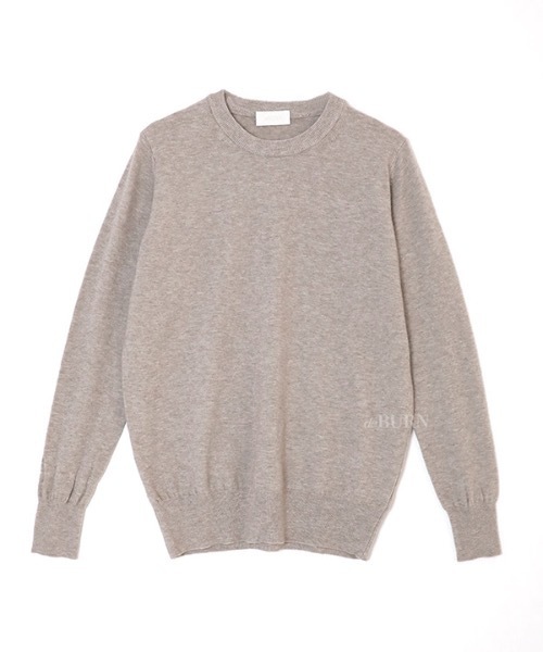 deBURN（デバーン）の「【deBURN 】カシミア シンプルラウンドニット / cashmere simple round_KN（ニット/セーター・レディース・ネイビー/ライトブラウン/ピンク/ブラック/パープル/ブルーグリーン/ライトブルー/アイボリー/ブラウン/グレー/クリアイエロー・FREE）」の5枚目の写真