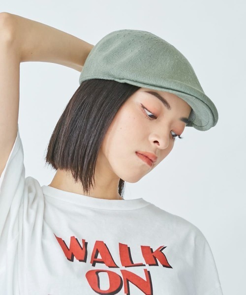 KANGOL（カンゴール）の「KANGOL Bamboo 507（ハンチング/ベレー帽・メンズ・ブラック/ネイビー/グレー/グリーン/ライトベージュ・LARGE/X-LARGE）」の6枚目の写真