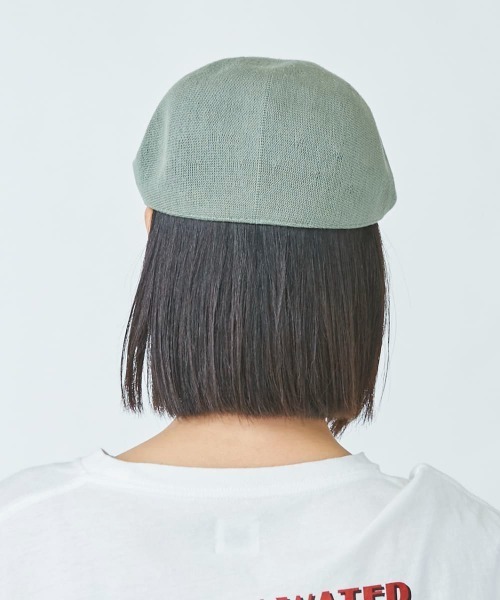 KANGOL（カンゴール）の「KANGOL Bamboo 507（ハンチング/ベレー帽・メンズ・ブラック/ネイビー/グレー/グリーン/ライトベージュ・LARGE/X-LARGE）」の8枚目の写真