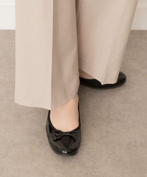 RODE SKO（ロデスコ）の「『5サイズ展開』ラウンドトゥエナメルバレエ（バレエシューズ・レディース・ブラウン系その他/ブラック/レッド・38/36/37/35/39）」の5枚目の写真