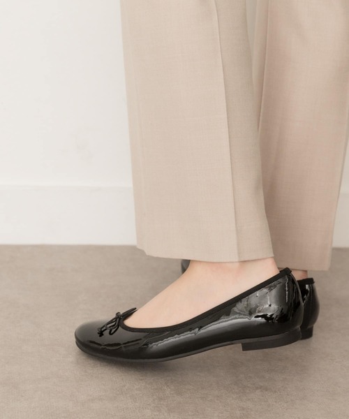 RODE SKO（ロデスコ）の「『5サイズ展開』ラウンドトゥエナメルバレエ（バレエシューズ・レディース・ブラウン系その他/ブラック/レッド・38/36/37/35/39）」の7枚目の写真