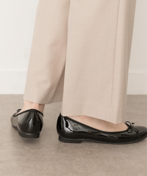 RODE SKO（ロデスコ）の「『5サイズ展開』ラウンドトゥエナメルバレエ（バレエシューズ・レディース・ブラウン系その他/ブラック/レッド・38/36/37/35/39）」の8枚目の写真