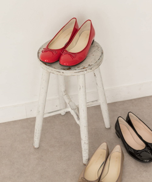 RODE SKO（ロデスコ）の「『5サイズ展開』ラウンドトゥエナメルバレエ（バレエシューズ・レディース・ブラウン系その他/ブラック/レッド・38/36/37/35/39）」の14枚目の写真