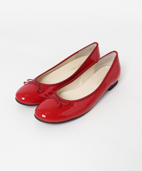 RODE SKO（ロデスコ）の「『5サイズ展開』ラウンドトゥエナメルバレエ（バレエシューズ・レディース・ブラウン系その他/ブラック/レッド・38/36/37/35/39）」の18枚目の写真