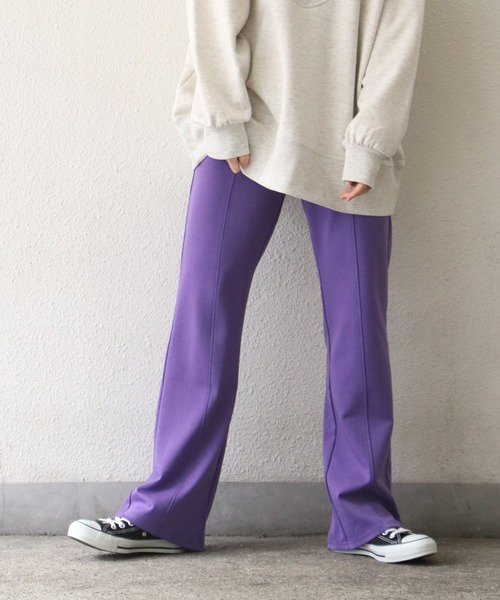 notch.（ノッチ）の「ポンチセンターシームカラーパンツ（その他パンツ・レディース・ブラック/パープル/ブラウン/レッド/ライム/ブルー/グリーン・TM/M）」の6枚目の写真