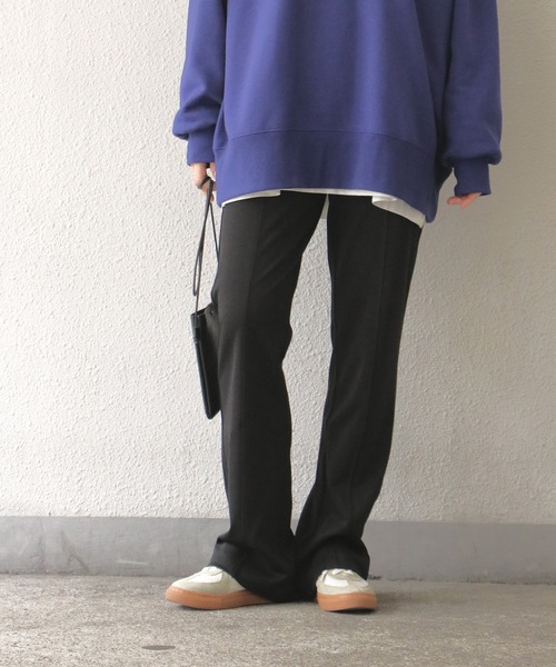 notch.（ノッチ）の「ポンチセンターシームカラーパンツ（その他パンツ・レディース・ブラック/パープル/ブラウン/レッド/ライム/ブルー/グリーン・TM/M）」の2枚目の写真