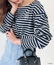 SLURR | ミッキー&ミニー/ボーダーロンT(Tシャツ/カットソー)