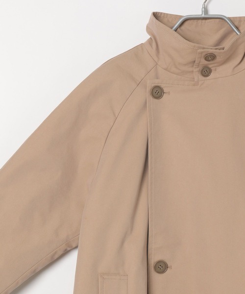 niko and...（ニコアンド）の「[MODE NORM CORE]コットンツイルマキシハイネックコート（トレンチコート・レディース・ベージュ/カーキ・MEDIUM/LARGE）」の13枚目の写真