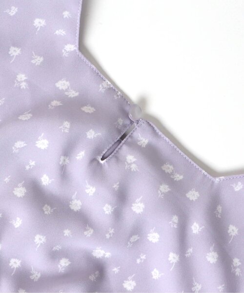 algy（アルジー）の「花柄レースアップシャーリングワンピ（ワンピース・キッズ・ブラック/ラベンダー・SMALL/MEDIUM/X-SMALL/XX-SMALL/XXX-SMALL）」の7枚目の写真