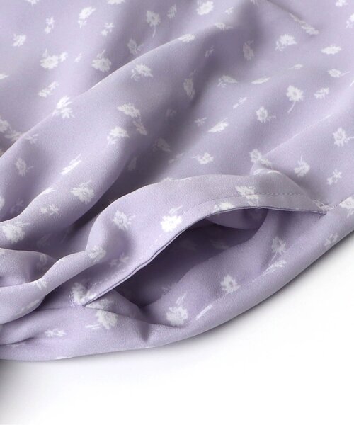 algy（アルジー）の「花柄レースアップシャーリングワンピ（ワンピース・キッズ・ブラック/ラベンダー・SMALL/MEDIUM/X-SMALL/XX-SMALL/XXX-SMALL）」の11枚目の写真