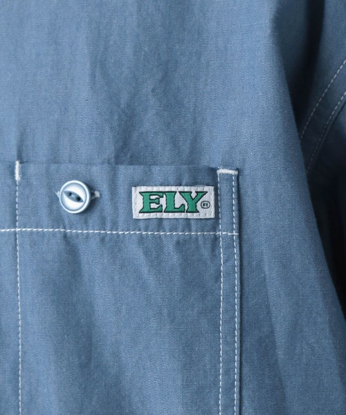 BAYFLOW(ベイフロー)の「【ELY(エリー)×BAYFLOW】シャンブレーシャツ(シャツ/ブラウス・メンズ・ライトブルー/インディゴブルー・MEDIUM/LARGE)」の17枚目の写真