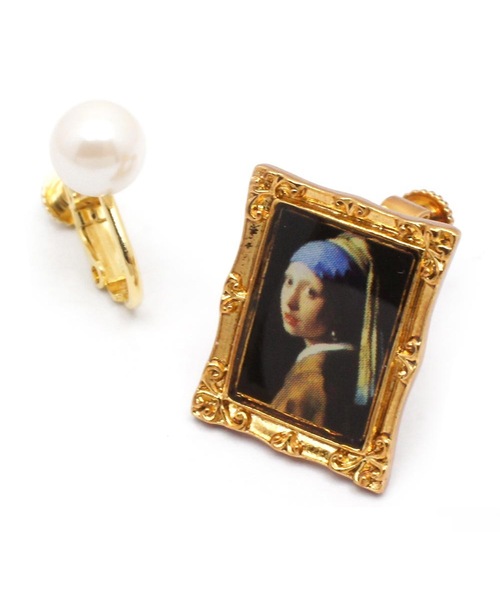 gargle（ガーグル）の「gargle ガーグル:　美術館アート　世界の名画 イヤリング（イヤリング・レディース・レッド/ピンク/クリア/ホワイト・FREE）」の2枚目の写真