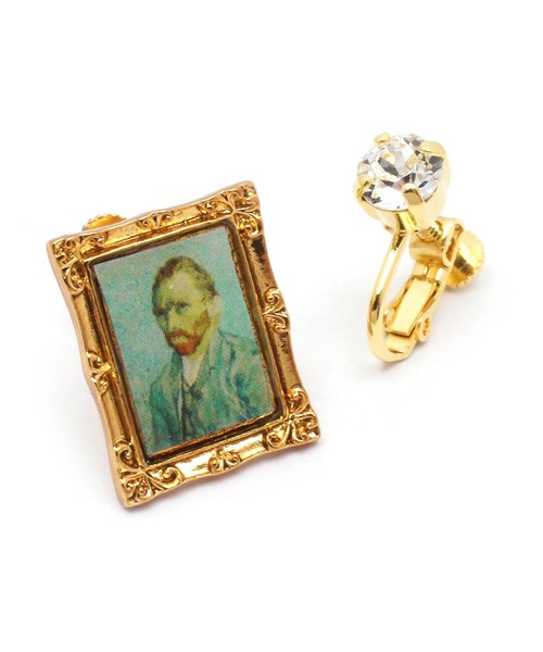 gargle（ガーグル）の「gargle ガーグル:　美術館アート　世界の名画 イヤリング（イヤリング・レディース・レッド/ピンク/クリア/ホワイト・FREE）」の4枚目の写真