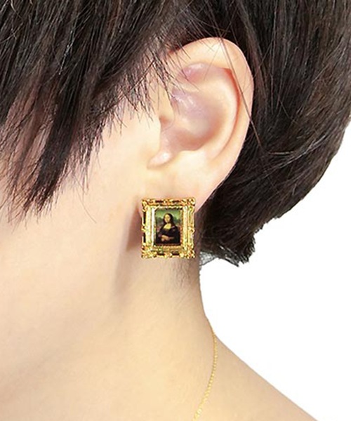 gargle（ガーグル）の「gargle ガーグル:　美術館アート　世界の名画 イヤリング（イヤリング・レディース・レッド/ピンク/クリア/ホワイト・FREE）」の7枚目の写真