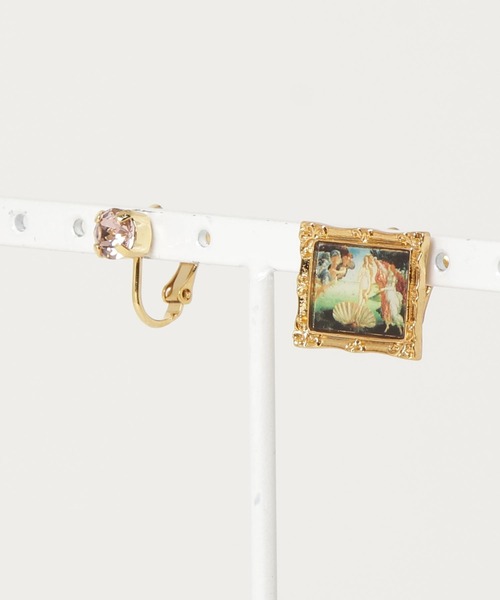 gargle（ガーグル）の「gargle ガーグル:　美術館アート　世界の名画 イヤリング（イヤリング・レディース・レッド/ピンク/クリア/ホワイト・FREE）」の9枚目の写真