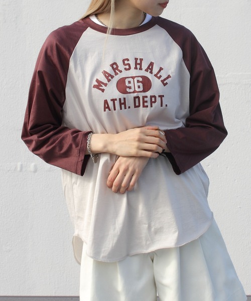 THE SHINZONE(ザ シンゾーン)の「THE SHINZONE/シンゾーン シアーラグランTEE SHEER RAGLAN TEE(Tシャツ/カットソー・レディース・ブラック/ネイビー/ボルドー・FREE)」の3枚目の写真