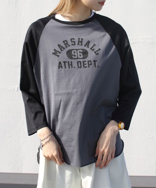 THE SHINZONE(ザ シンゾーン)の「THE SHINZONE/シンゾーン シアーラグランTEE SHEER RAGLAN TEE(Tシャツ/カットソー・レディース・ブラック/ネイビー/ボルドー・FREE)」の7枚目の写真