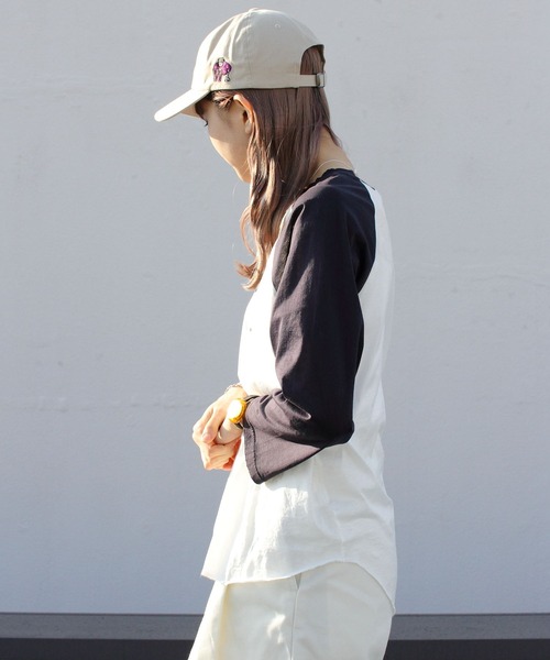 THE SHINZONE(ザ シンゾーン)の「THE SHINZONE/シンゾーン シアーラグランTEE SHEER RAGLAN TEE(Tシャツ/カットソー・レディース・ブラック/ネイビー/ボルドー・FREE)」の10枚目の写真