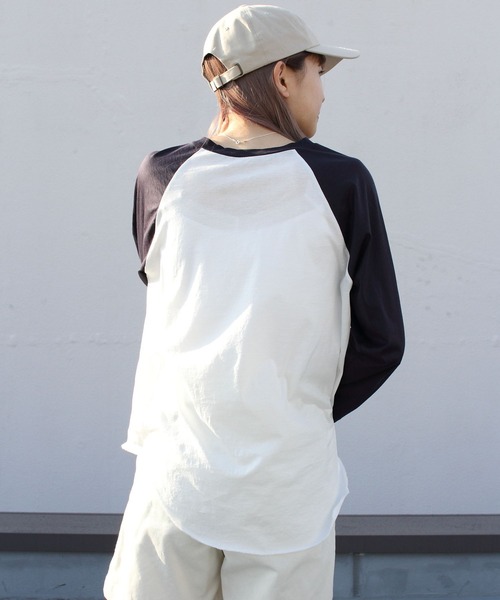 THE SHINZONE(ザ シンゾーン)の「THE SHINZONE/シンゾーン シアーラグランTEE SHEER RAGLAN TEE(Tシャツ/カットソー・レディース・ブラック/ネイビー/ボルドー・FREE)」の11枚目の写真
