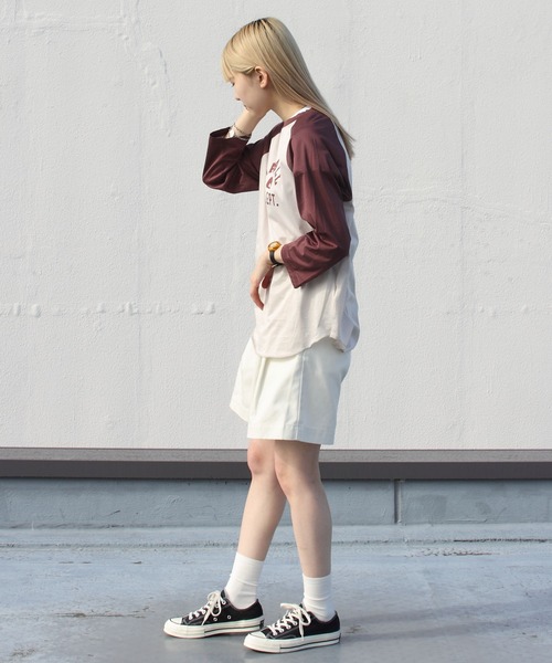 THE SHINZONE(ザ シンゾーン)の「THE SHINZONE/シンゾーン シアーラグランTEE SHEER RAGLAN TEE(Tシャツ/カットソー・レディース・ブラック/ネイビー/ボルドー・FREE)」の21枚目の写真