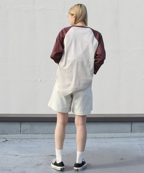 THE SHINZONE(ザ シンゾーン)の「THE SHINZONE/シンゾーン シアーラグランTEE SHEER RAGLAN TEE(Tシャツ/カットソー・レディース・ブラック/ネイビー/ボルドー・FREE)」の22枚目の写真