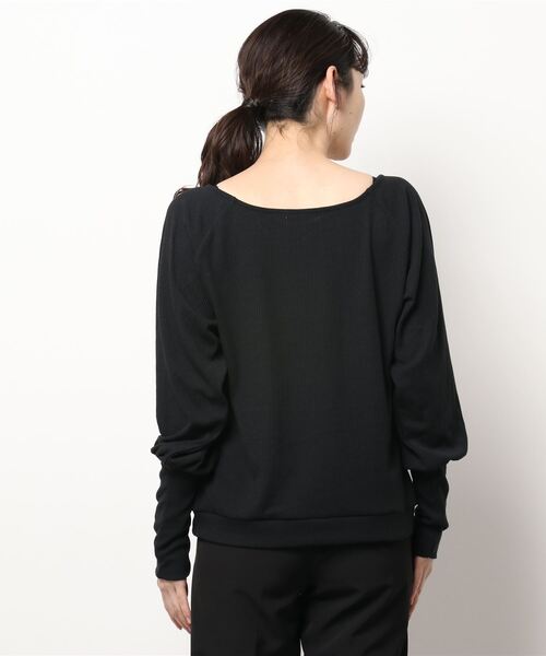 CHILLE（チル）の「マトンスリーブトップスカットソー（Tシャツ/カットソー・レディース・ブラック/ブルー/アイボリー・FREE）」の4枚目の写真