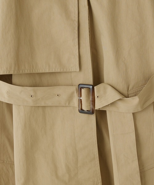 CIAOPANIC（チャオパニック）の「スタンドトレンチコート（トレンチコート・レディース・ライトグレー/ベージュ/カーキ・SMALL/MEDIUM/LARGE）」の10枚目の写真