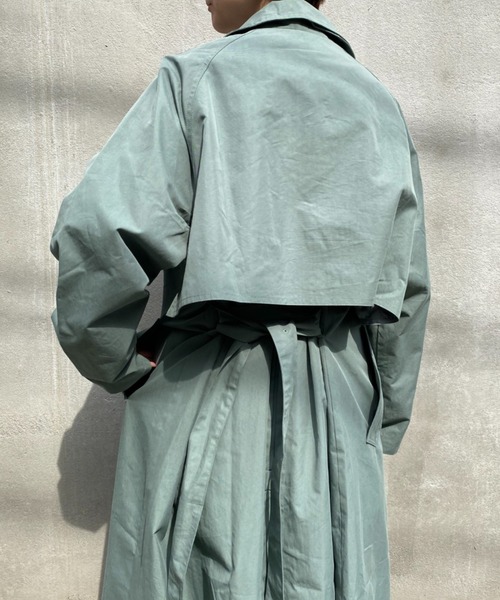 CIAOPANIC（チャオパニック）の「スタンドトレンチコート（トレンチコート・レディース・ライトグレー/ベージュ/カーキ・SMALL/MEDIUM/LARGE）」の22枚目の写真