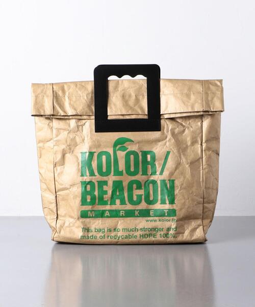 kolor BEACON（カラービーコン）の「＜kolor/BEACON（カラー ビーコン）＞トートバッグ ■■■（トートバッグ・メンズ・ベージュ・FREE）」の3枚目の写真