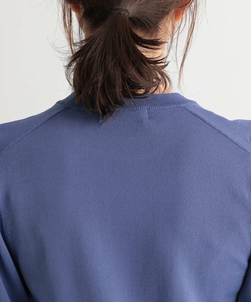 Andemiu（アンデミュウ）の「【顔タイプCURVE】ソデギャザーニット273101（ニット/セーター・レディース・ホワイト/ブラック/ブルー/ピンク・FREE）」の10枚目の写真